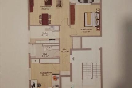 Wohnung Hannover Bothfeld-Vahrenheide - 3 Zimmer, 80 m&sup2;, 970&euro; | Angebot:25012453