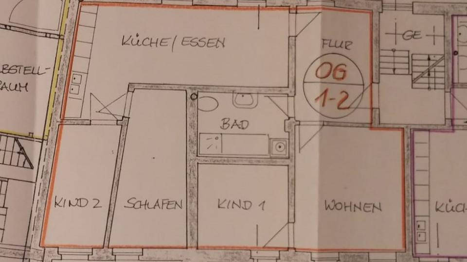 Etagenwohnung Rositz - 4 Zimmer, 99 m&sup2;, 600&euro; | Angebot:24795686