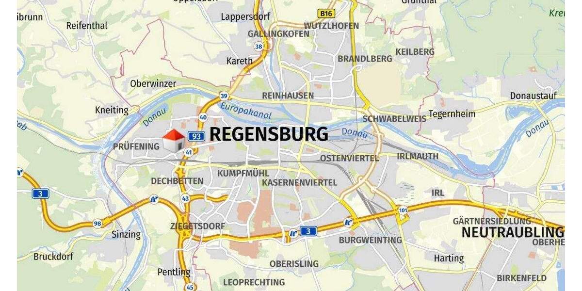 Gewerbeobjekt Regensburg / Prüfening Westenviertel - 8 Zimmer, 199 m&sup2;, 4.700&euro; | Angebot:25704935