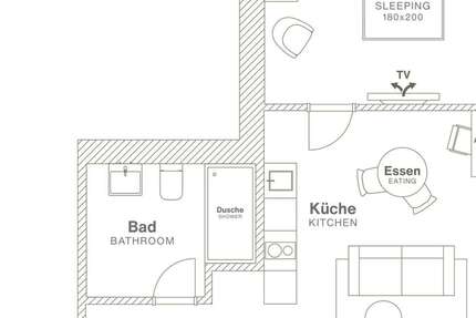 Zimmer Schönefeld - 1 Zimmer, 1.690&euro; | Angebot:25530450