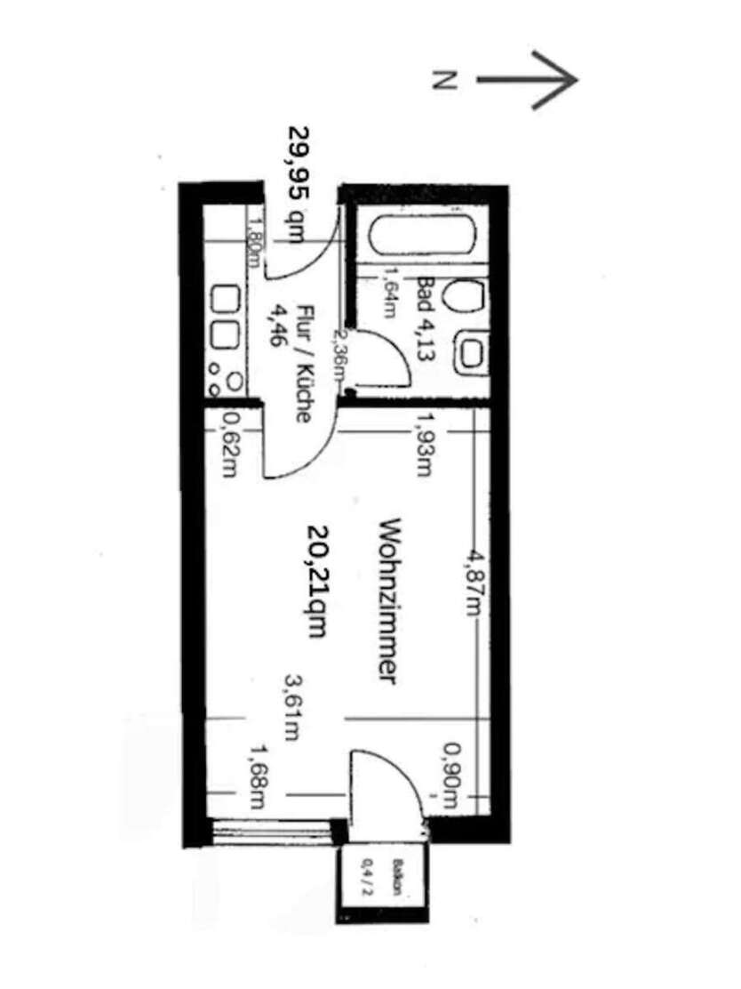 Wohnen auf Zeit in München 1.375 € 1 zimmer