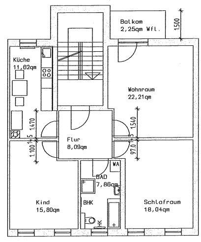 3-Raum Wohnung mit Südbalkon und Bad mit DuscheWanne in Debschwitz! - Etagenwohnung Gera Debschwitz | Angebot:26146313