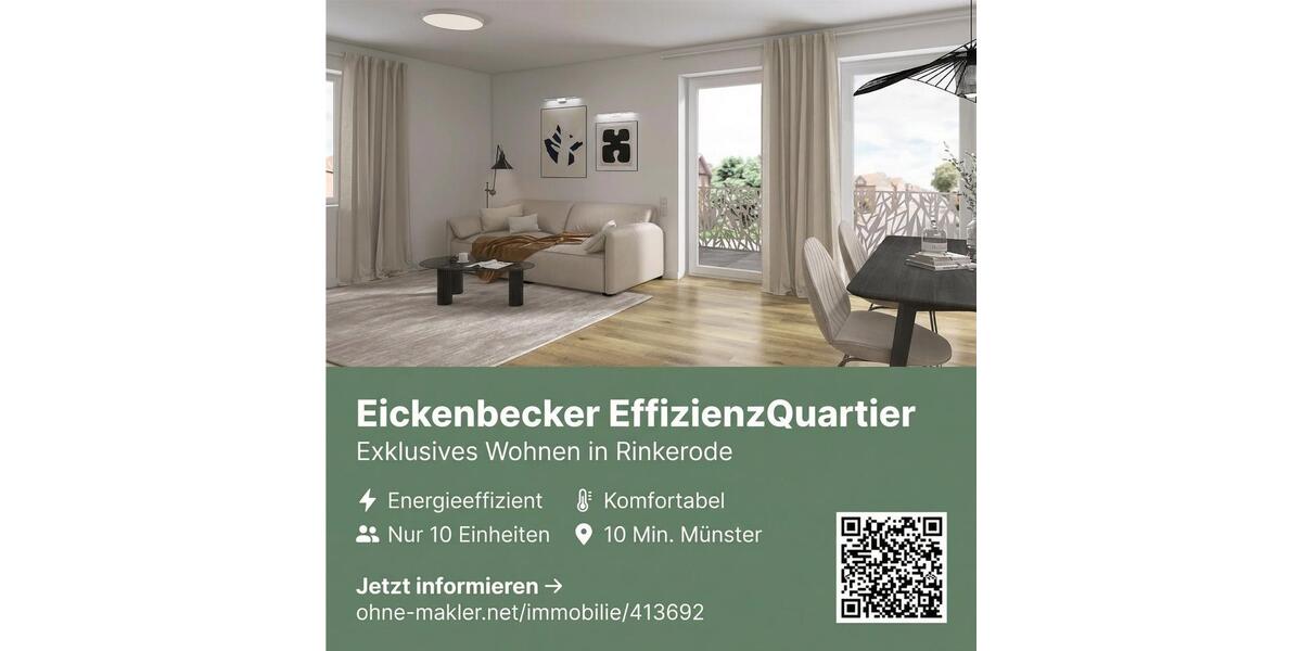 Etagenwohnung Drensteinfurt - 4 Zimmer, 109 m&sup2;, 1.470&euro; | Angebot:25712290