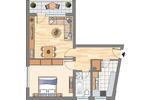 Etagenwohnung Dortmund Brackel - 2 Zimmer, 55 m&sup2;, 469&euro; | Angebot:26412933