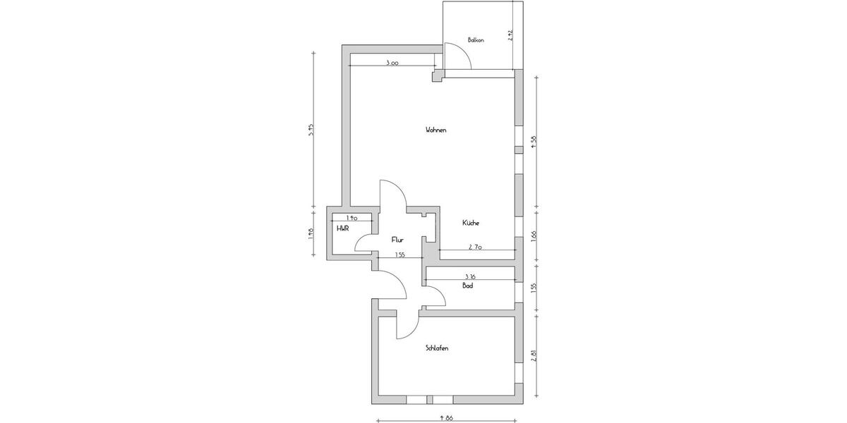 Etagenwohnung Frohburg - 2 Zimmer, 64 m&sup2;, 500&euro; | Angebot:26591368