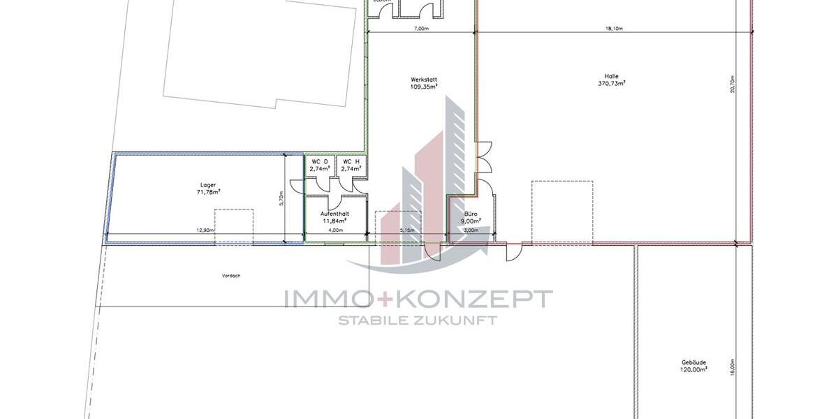 Lagerflächen zur Miete – einzeln oder gemeinsam nutzbar! Linke Halle zimmer