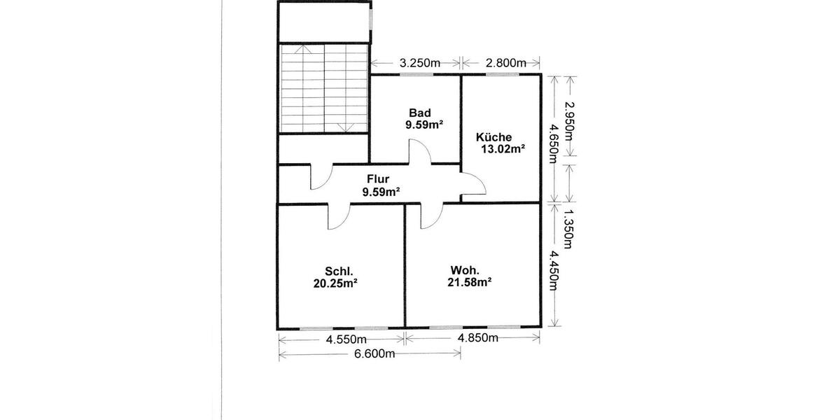 Etagenwohnung Glauchau - 2 Zimmer, 72 m&sup2;, 395&euro; | Angebot:26407546