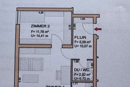Wohnung Wolfsburg Köhlerberg - 2 Zimmer, 44 m&sup2;, 365&euro; | Angebot:27648941