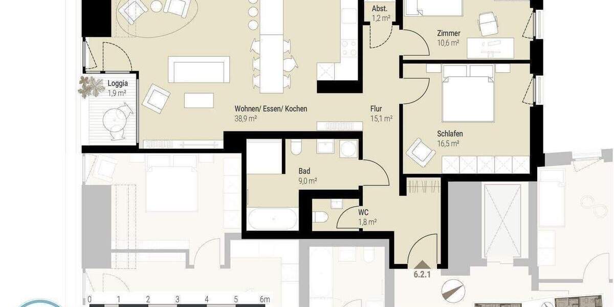 6.2.1 Für heute gebaut, für morgen gedacht – barrierefrei ins Obergeschoss. 3 zimmer