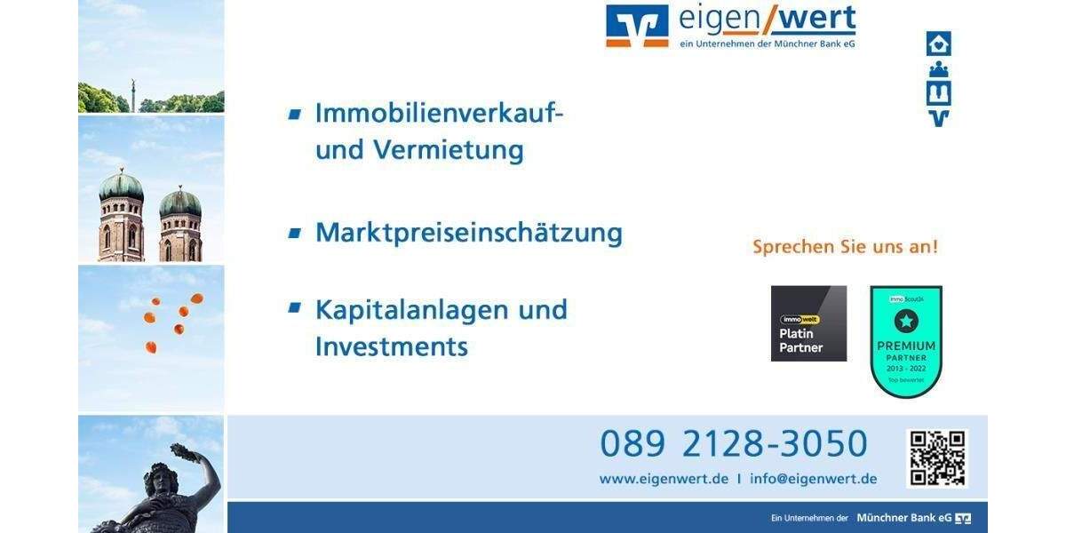 Etagenwohnung München Thalk.Obersendl.-Forsten-Fürstenr.-Solln - 2 Zimmer, 58 m&sup2;, 1.290&euro; | Angebot:25214038