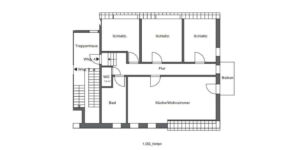 Etagenwohnung Heide - 4 Zimmer, 90 m&sup2;, 950&euro; | Angebot:25571425