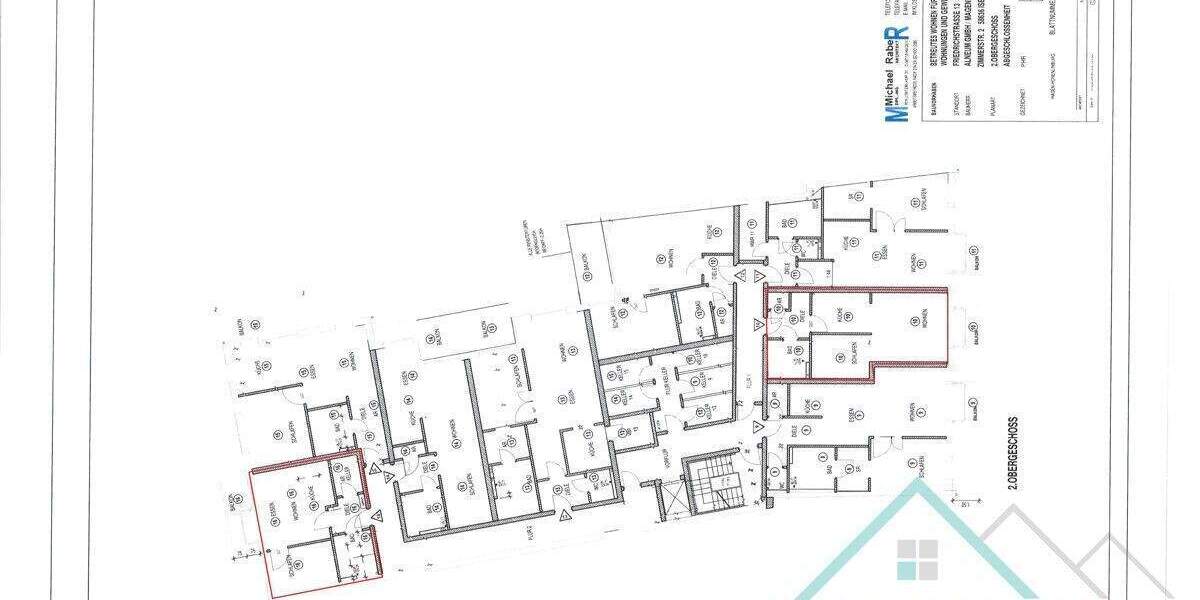 Etagenwohnung Iserlohn Zentrum - 2 Zimmer, 42 m&sup2;, 620&euro; | Angebot:24722812