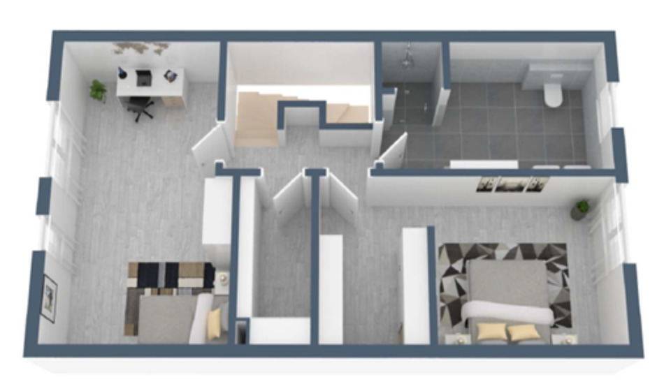 Reihenhaus Lingen (Ems) Damaschke - 3 Zimmer, 120 m&sup2;, 1.320&euro; | Angebot:24741409