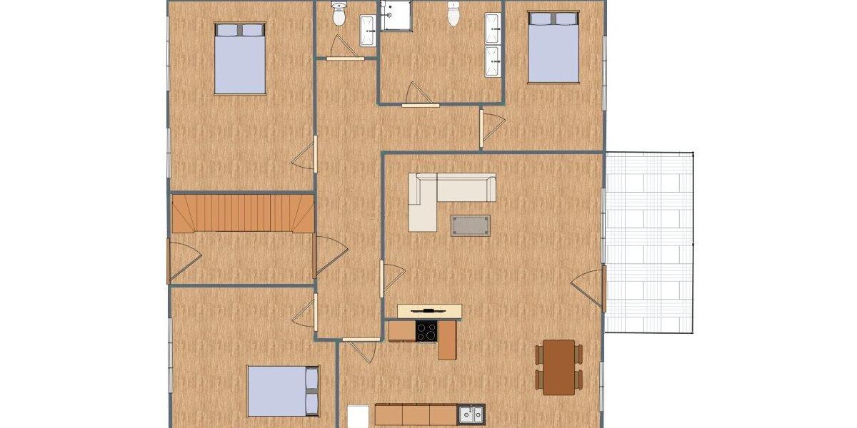 Etagenwohnung Bruchsal - 4 Zimmer, 112 m&sup2;, 1.350&euro; | Angebot:26267526