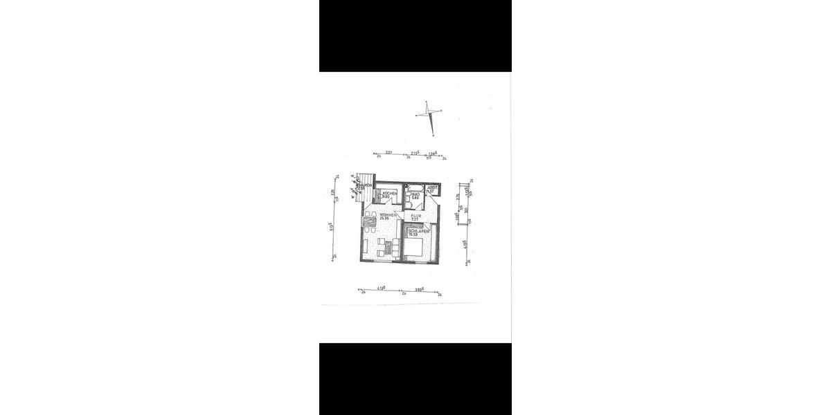 Etagenwohnung Pforzheim Eutingen - 2 Zimmer, 65 m&sup2;, 1.020&euro; | Angebot:26700992