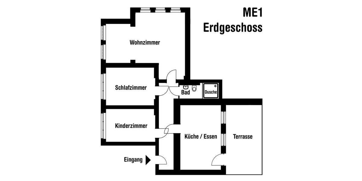 Terrassenwohnung Tangermünde - 3 Zimmer, 99 m&sup2;, 920&euro; | Angebot:26488086