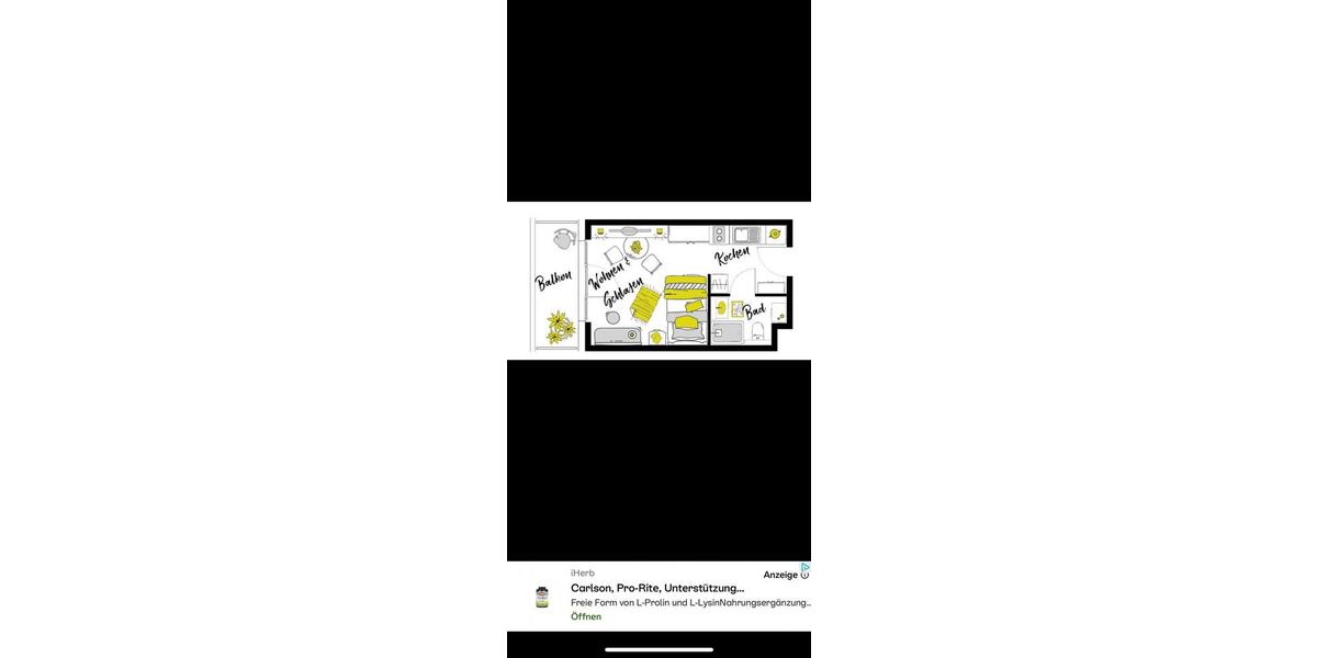 Erdgeschoßwohnung Schwäbisch Gmünd - 1 Zimmer, 25 m&sup2;, 514&euro; | Angebot:26625621