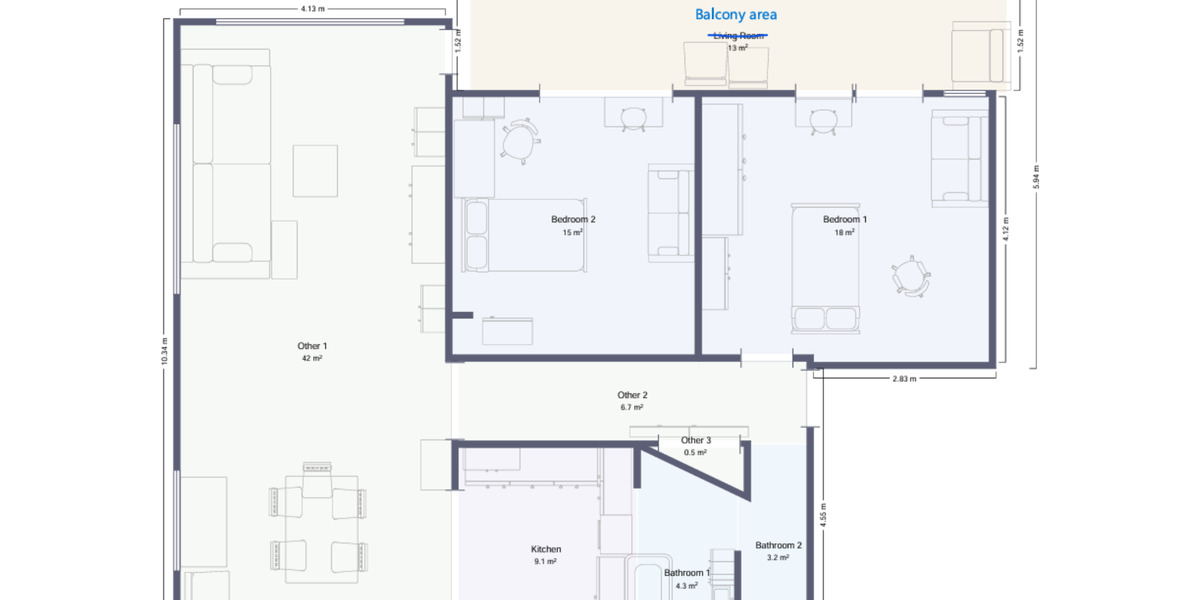 Erdgeschoßwohnung Gernsbach - 3.5 Zimmer, 112 m&sup2;, 1.232&euro; | Angebot:24742872