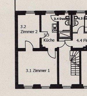 Etagenwohnung Wolgast - 2 Zimmer, 40 m&sup2;, 398&euro; | Angebot:26355734