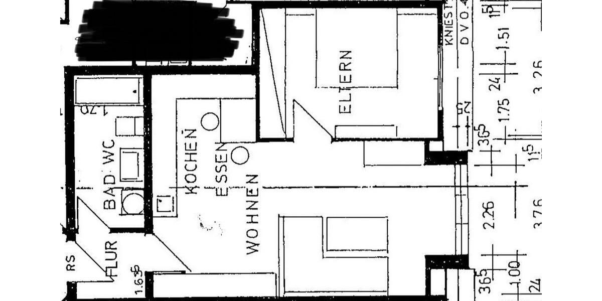 Dachgeschoßwohnung Bingen - 2 Zimmer, 50 m&sup2;, 520&euro; | Angebot:24650541