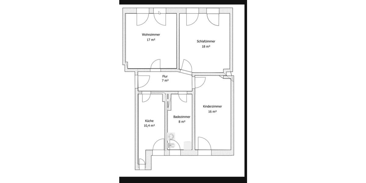 Erdgeschoßwohnung Nordhausen - 3 Zimmer, 77 m&sup2;, 650&euro; | Angebot:24535533