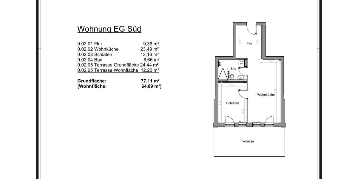 Erdgeschoßwohnung Feichten an der Alz - 2 Zimmer, 65 m&sup2;, 1.130&euro; | Angebot:26461560