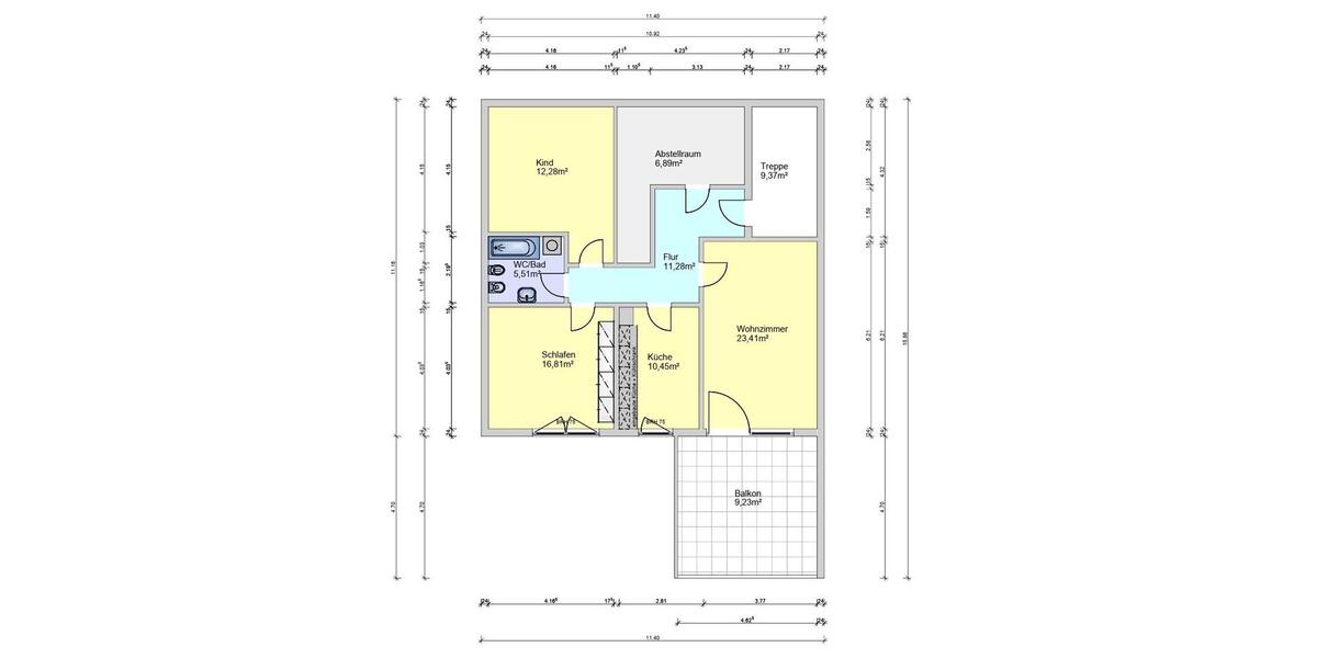 Dachgeschosswohnung in Eppelborn 3 zimmer
