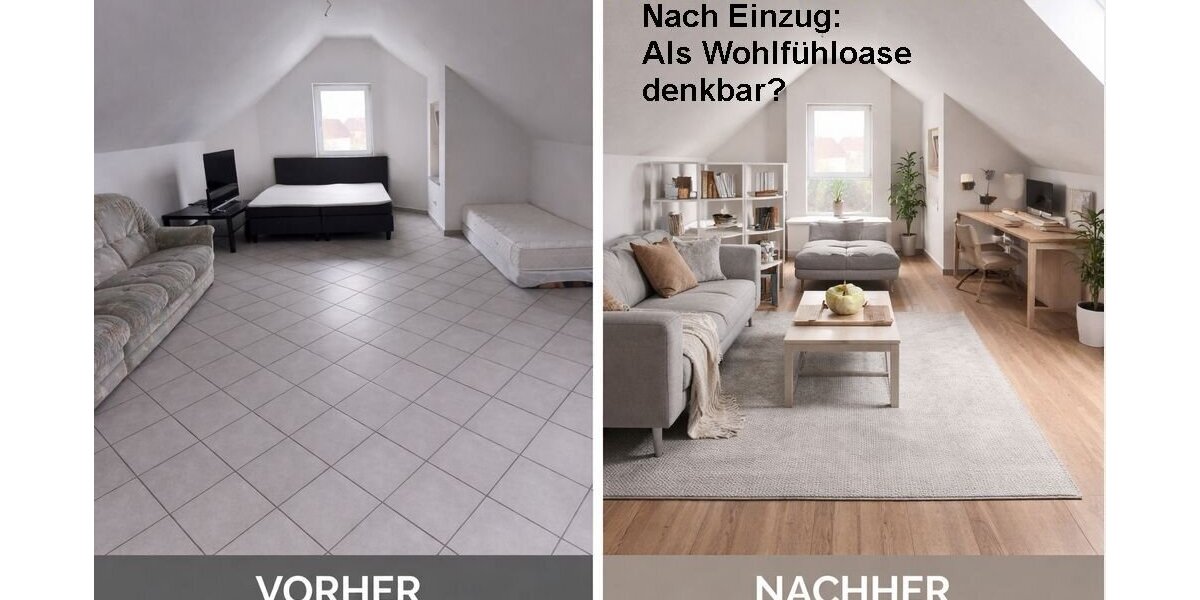 DG-Wohnung in guter Lage-WFL ca. 70 m² mit Küchenzeile und Kfz-Stellplatz - in schönem 3-Familienhaus ab sofort möglich! - Dachgeschoßwohnung Neunburg vorm Wald | Angebot:26934946