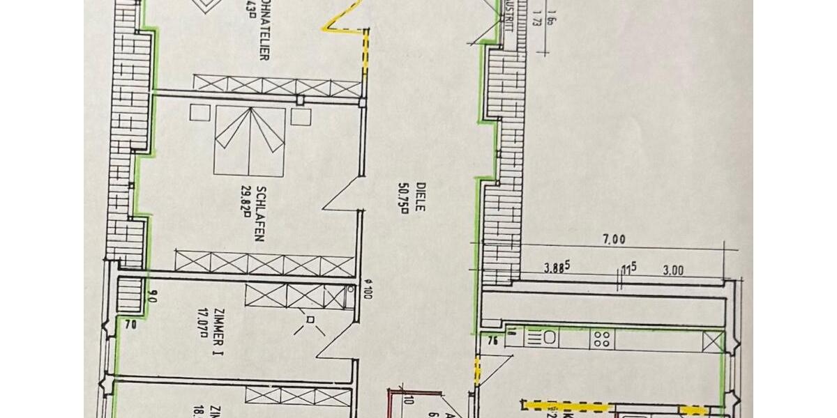 Dachgeschoßwohnung Hann. Münden - 3.5 Zimmer, 1.100&euro; | Angebot:23623486