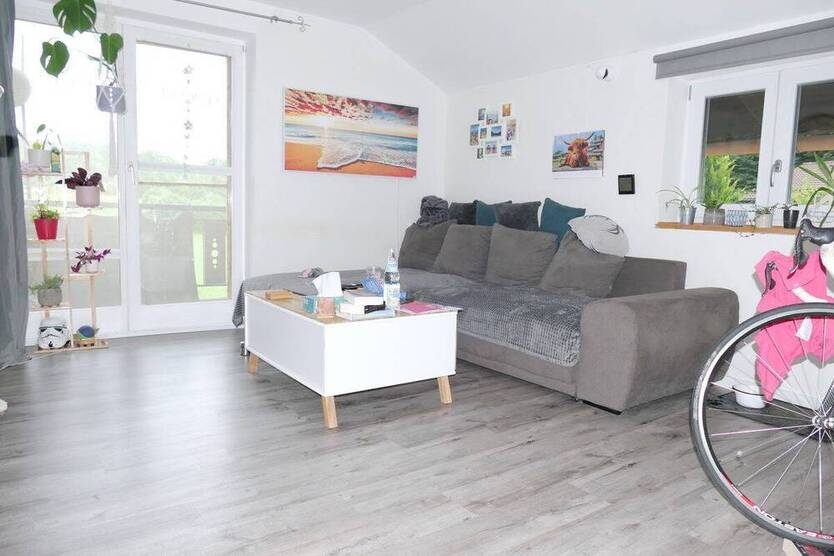 3-Zimmer-Wohnung mit Balkon und Gartenanteil