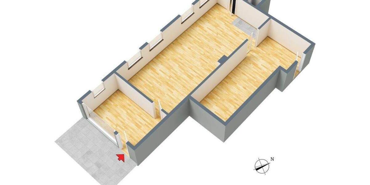 Etagenwohnung Graal-Müritz Müritz - 2 Zimmer, 65 m&sup2;, 650&euro; | Angebot:25701046