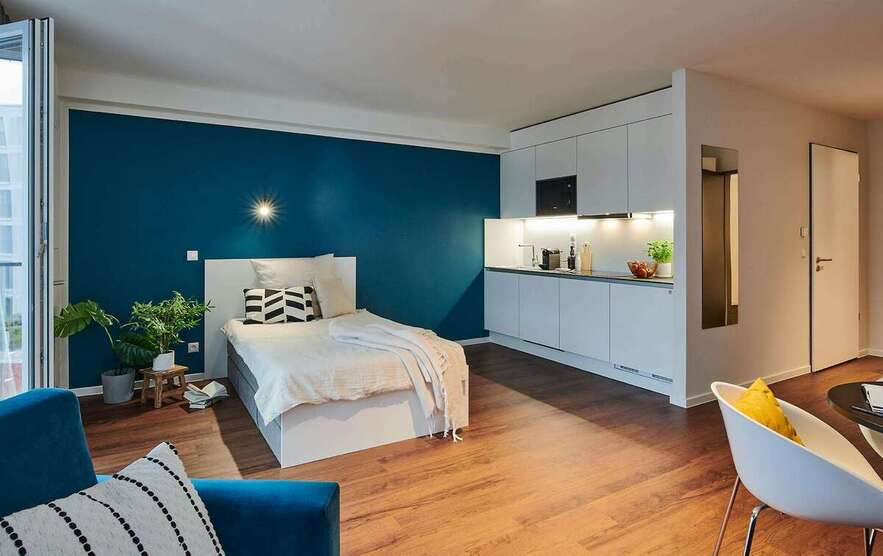 Wohnen auf Zeit in Hamburg 1.369 € 1 zimmer