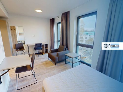 Wohnen auf Zeit Düsseldorf Stadtbezirk 3 - 1 Zimmer, 20 m&sup2;, 673&euro; | Angebot:19920620