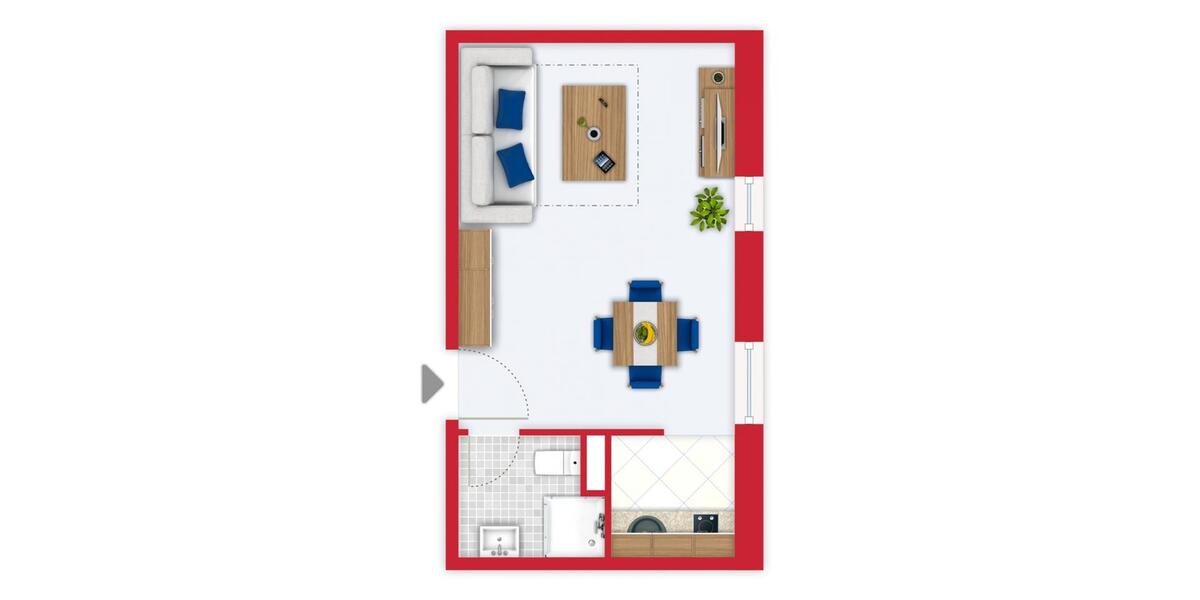 Erdgeschoßwohnung Bingen am Rhein - 1 Zimmer, 24 m&sup2;, 320&euro; | Angebot:26006106