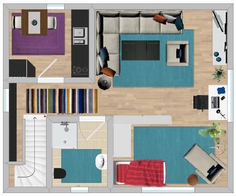 Etagenwohnung Meißen - 1 Zimmer, 39 m&sup2;, 234&euro; | Angebot:24848603