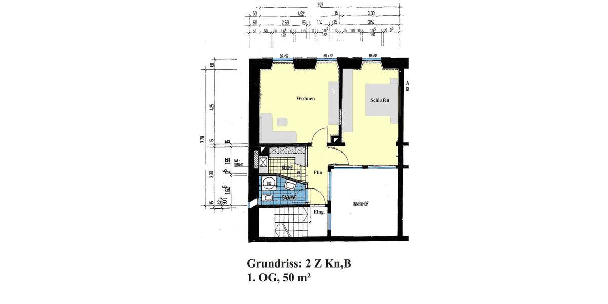 Etagenwohnung Neustadt an der Weinstraße Neustadt-Stadt - 2 Zimmer, 50 m&sup2;, 650&euro; | Angebot:26744888
