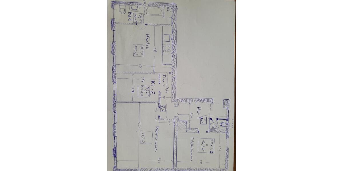 Etagenwohnung Penkun - 3 Zimmer, 82 m&sup2;, 640&euro; | Angebot:24837712