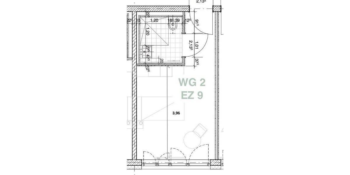 Etagenwohnung Oschersleben (Bode) - 1 Zimmer, 37 m&sup2;, 312&euro; | Angebot:23535232