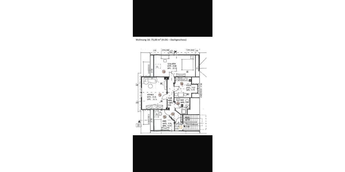 Dachgeschoßwohnung Sonneberg - 2.5 Zimmer, 75 m&sup2;, 475&euro; | Angebot:25205336