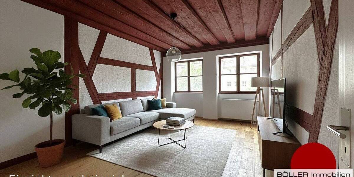 Etagenwohnung Nürnberg Lorenz - 3 Zimmer, 74 m&sup2;, 930&euro; | Angebot:26585485