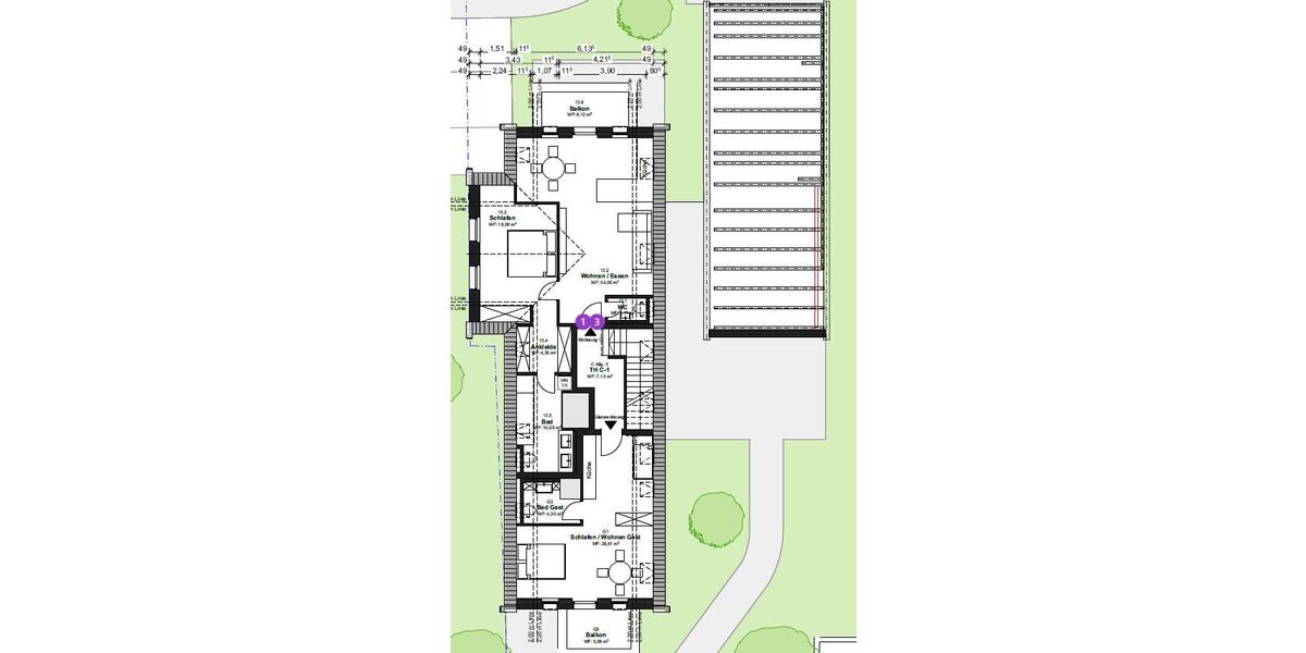 Etagenwohnung Neuenhaus - 2 Zimmer, 68 m&sup2;, 905&euro; | Angebot:20969712