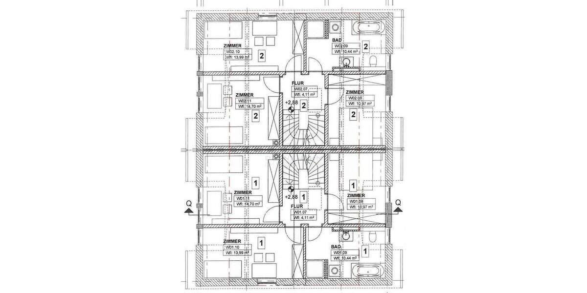 Moderne Doppelhaushälfte mit gehobener Ausstattung in Sanitz, mit Stellplatz - 15 km nach Rostock 4 zimmer