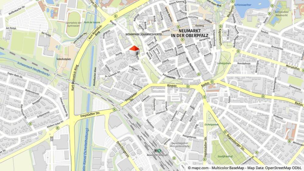 Etagenwohnung Neumarkt in der Oberpfalz Neumarkt - 2 Zimmer, 56 m&sup2;, 720&euro; | Angebot:26730722