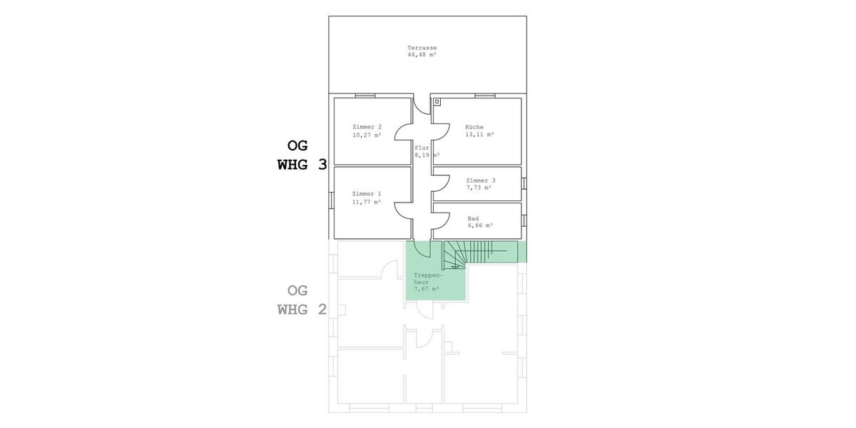 Dachgeschoßwohnung Steinwenden - 6 Zimmer, 57 m&sup2;, 600&euro; | Angebot:23840540