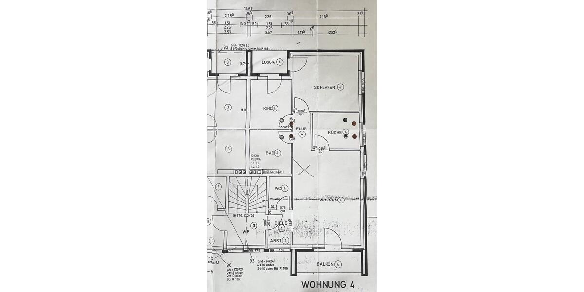 Etagenwohnung Visbek - 3 Zimmer, 70 m&sup2;, 10&euro; | Angebot:26635004