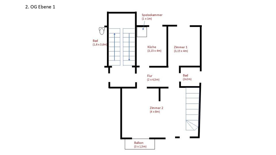 Maisonettenwohnung Bad Harzburg - 4 Zimmer, 110 m&sup2;, 739&euro; | Angebot:26679203