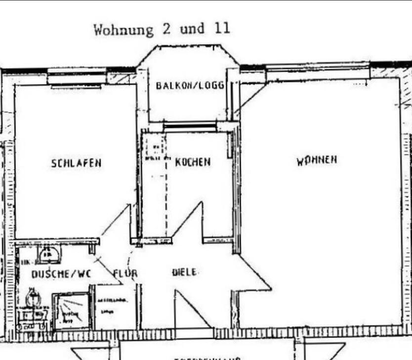 2 Zimmer Mietwohnung in Loxstedt