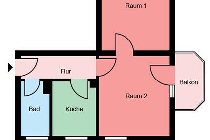 Wohnung Bergkamen - 2 Zimmer, 43 m&sup2;, 359&euro; | Angebot:25104748