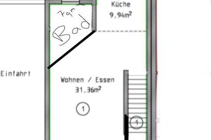 Kernsanierte 1-2 Zimmer Wohnung mit Bad & Küche in Graben-Neudorf zimmer