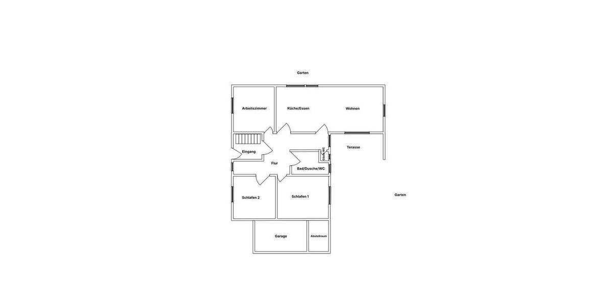 Kernsaniierter Bungalow (130 m²) mit Garten + Doppelgarage - Heringen (Werra) 4 zimmer